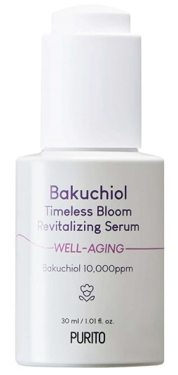 Purito Timeless Bloom Bakuchiol Ansiktsserum 30 ml - Oppstrammende og Mykgjørende