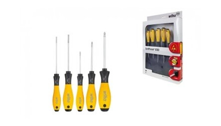 Wiha 302Esd Hk5 01, 455 G, Sort/Gul
