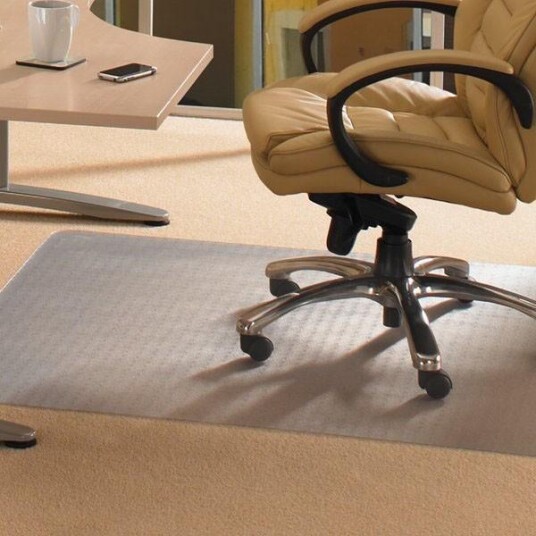 Floortex Advantage antistatisk stolunderlag PVC 120x150 cm hardt gulv