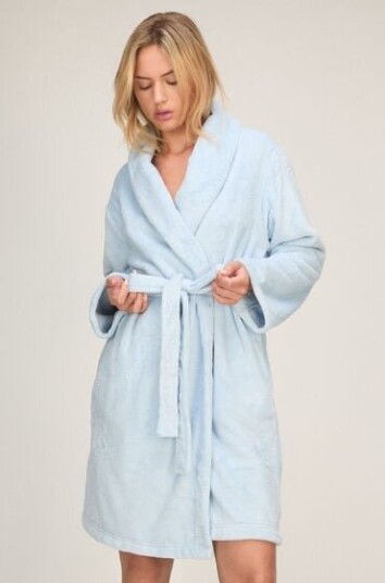 Hunkemöller Robe Fluffy Fleece Blå
