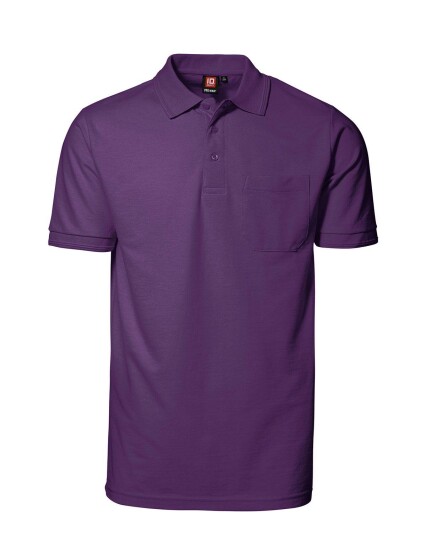 Id PRO Wear Poloskjorte m. Lomme til Herre Lilla