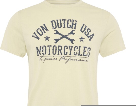 Von Dutch Usa Mc White T Shirt Von Dutch 3Xl Yellow L Von Dutch Usa Mc White T Shirt Von Dutch 3Xl Yellow L