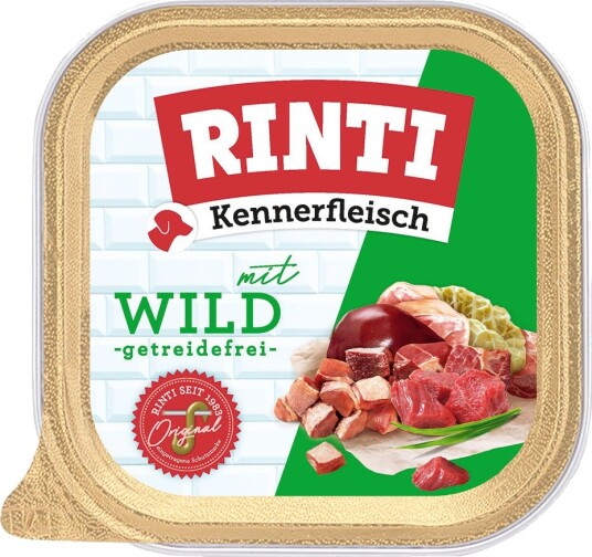Rinti Kennerfleisch Våtfôr Vilt 9x300g