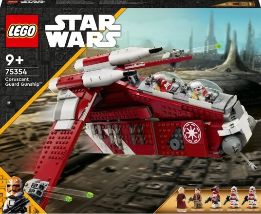 Lego Star Wars Coruscant-gardens kampskip