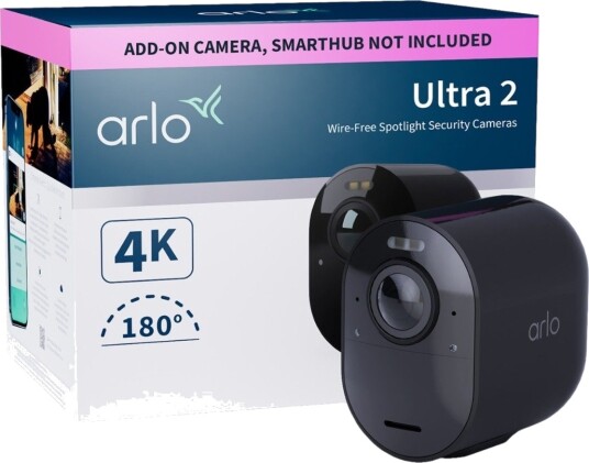 Arlo Ultra 2 Extrakamera Svart