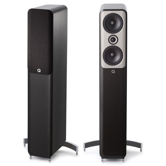 Q Acoustics Concept 50 - Gulvstående høyttalere - Par Svart høyglans