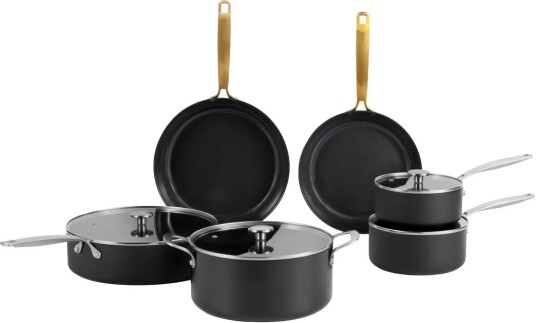 Combekk Element gryte- og stekepannesett 10 deler Black Combekk Element gryte- og stekepannesett 10 deler Black