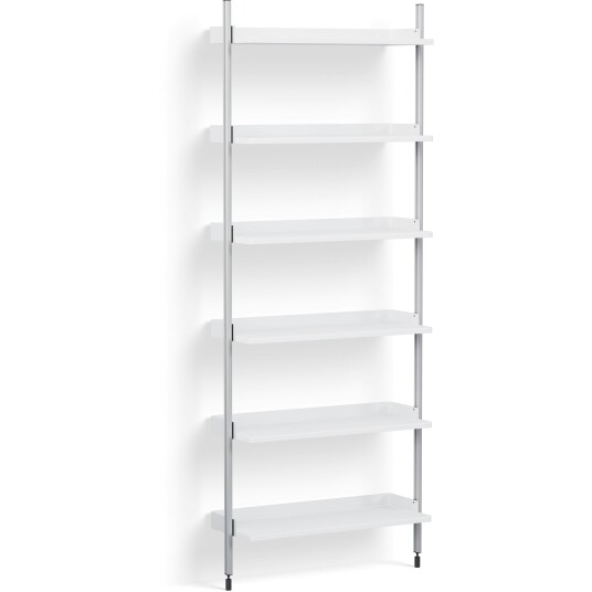 Hay Pier System 101 1 column PS White / Aluminium
