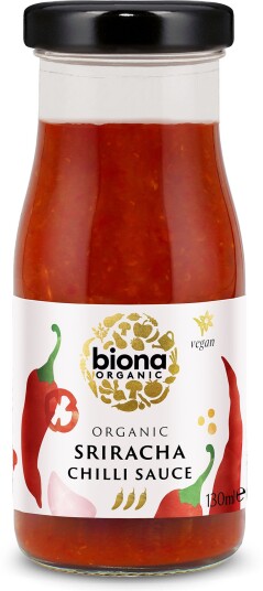 Biona Økologisk Sriracha chilisaus Ø - 130 ml Biona Økologisk Sriracha chilisaus Ø - 130 ml