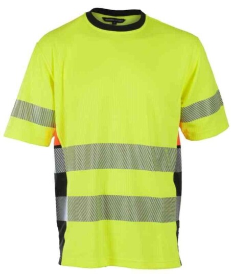 BS Gjøvik T-skjorte, HiVis kl.3 Unisex, Str. S, Gul/Sort BS Gjøvik T-skjorte, HiVis kl.3 Unisex, Str. S, Gul/Sort