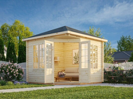 Palmako Lysthus melanie 6,9 7,8m2 28mm laft