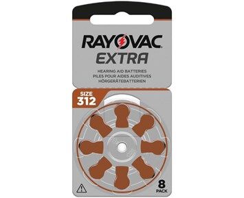 Rayovac Extra 312 Høreapparatbatterier 8-pakk Rayovac Extra 312 Høreapparatbatterier 8-pakk