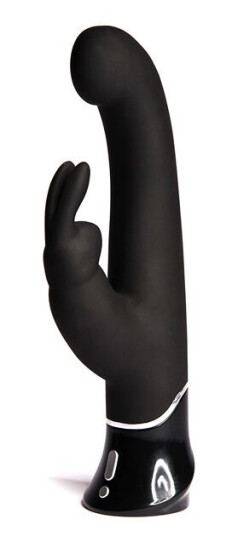 Fifty Shades of Grey Oppladbar G-punkts Rabbitvibrator       - Svart