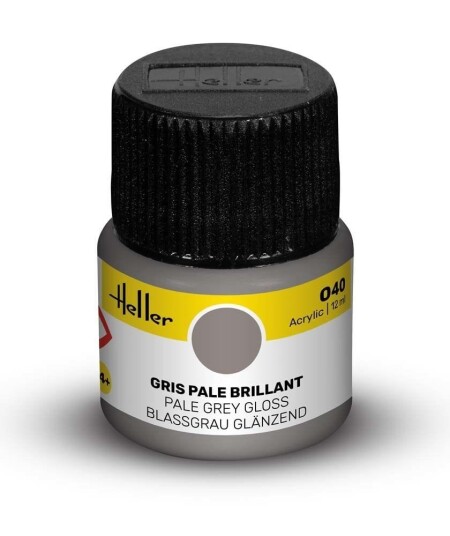 Heller Akryl No 40 Pale Grey - Gloss 12ml