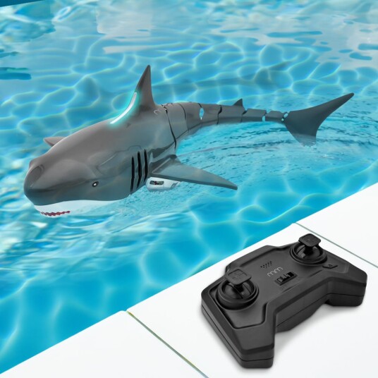 Mikamax RC Shark 2-hjulsdrevet Vannkompis - Motorbåt/Racing Gadget Mikamax RC Shark 2-hjulsdrevet Vannkompis - Motorbåt/Racing Gadget