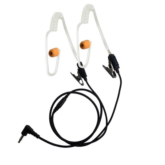 ProEquip Pro Dual Airtube Dubbel Luftslang Med Open Ear Inkluderat 3,5mm Kontakt Nocolour ProEquip Pro Dual Airtube Dubbel Luftslang Med Open Ear Inkluderat 3,5mm Kontakt Nocolour