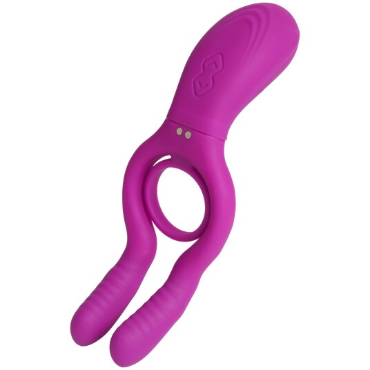 baseks Dual Fun Par Penisring      - Lilla