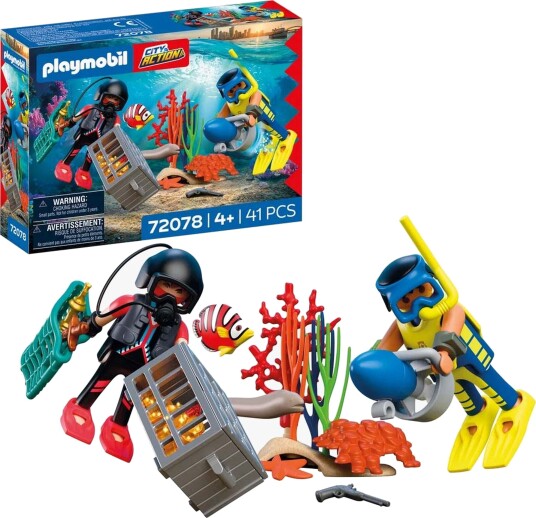 Playmobil Politidykker med Skatt City Action Lekefigur - 41 Deler