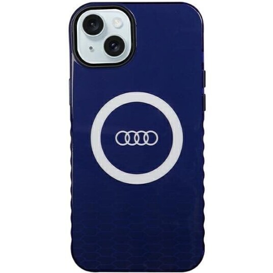 Audi Mobildeksel Iml Big Logo MagSafe til iPhone 15 Plus 6,7" Blå