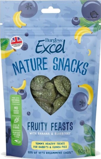 Burgess Excel Natures Snack Fruit Feasts 60g