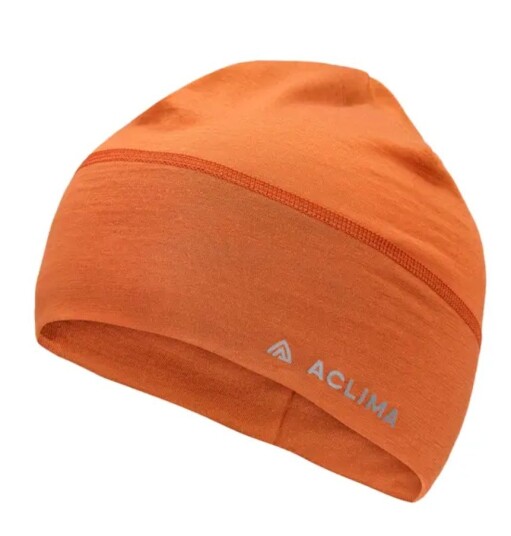 Aclima LightWool 140 Beanie Unisex Aprocot Orange