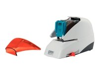 Rapid Supreme 5050e - Elektrisk stiftemaskin - 50 ark / 5 mm - plast, metall - sølv, oransje