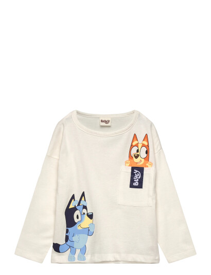 Bluey Tshirt - Cream - 116 Bluey Tshirt - Cream - 116