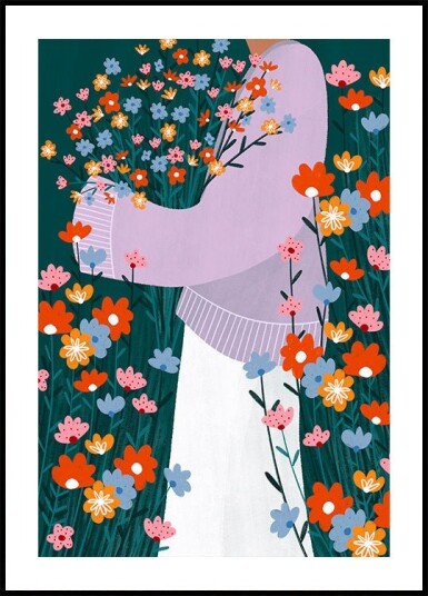 Wildflower Garden Plakat / 70x100cm