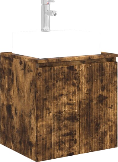 Vegghengt vaskeservant Røkt Eik 49,5 x 41 x 62,5 cm