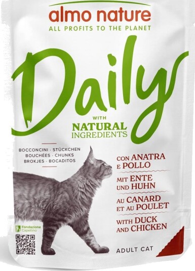 Almo Nature Daily Menu Pose And & Kylling 12 X 70 G Almo Nature Daily Menu Pose And & Kylling 12 X 70 G