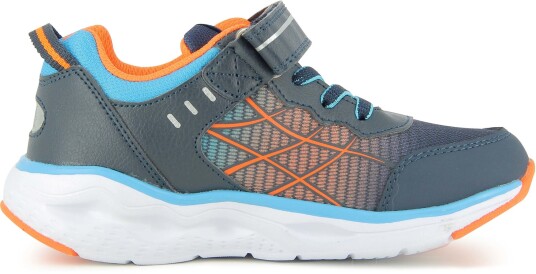 Leaf Samset Blinkende Sneaker, Navy/Orange, 35