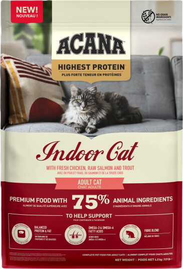 Acana Kattmat Highest Protein Indoor 4,5 kg - Tørrfôr for Katter Acana Kattmat Highest Protein Indoor 4,5 kg - Tørrfôr for Katter
