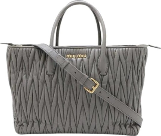 Miu Miu Pre owned Dame Pre owned Grå ONE SIZE,