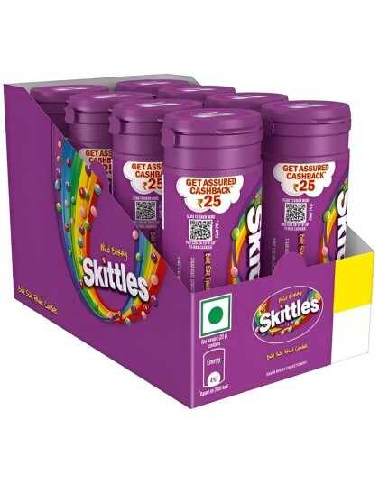 12 stk Skittles Fruit Berry Flavour Hel Eske 360 gram Asia Import