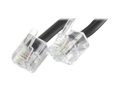 Exertis Telefonkabel Rj-11 Hann Til Rj-45 Hann 10 M Flat Svart