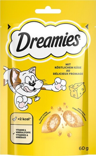 Dreamies Klassisk Kattesnacks Ost 6 X 60 G