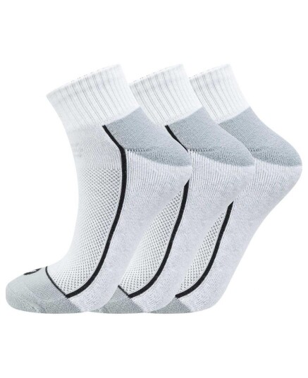 Virtus Nolly Quarter 3pk Hvit 39/42 Virtus Nolly Quarter 3pk Hvit 39/42