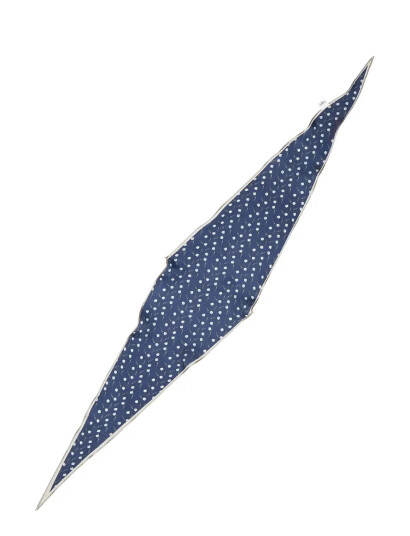 Becksöndergaard Hearta Tulip Diamond Scarf Navy ONE SIZE