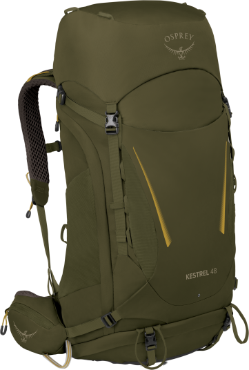 Tursekk Osprey Kestrel 48 - Moss Green Størrelse S/M