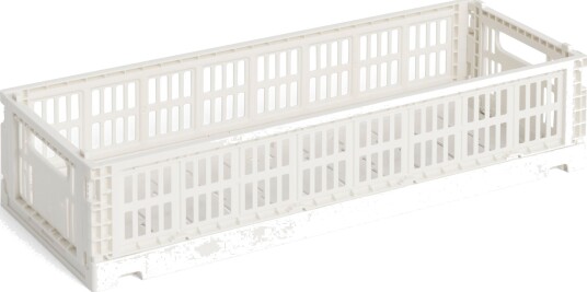 Hay Colour Crate Mini Oblong Oppbevaring Off white Hay Colour Crate Mini Oblong Oppbevaring Off white