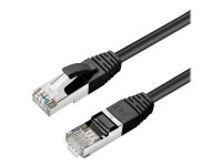MicroConnect - Koblingskabel - RJ-45 (hann) til RJ-45 (hann) - 10 m - 6 mm - S/FTP - CAT 6a - halogenfri, innendørs, formstøpt, rund, uten hindringer - svart MicroConnect - Koblingskabel - RJ-45 (hann) til RJ-45 (hann) - 10 m - 6 mm - S/FTP - CAT 6a - halogenfri, innendørs, formstøpt, rund, uten hindringer - svart