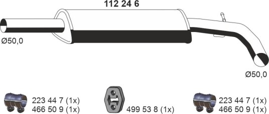 Midtre lydpotte ERNST 112246 Midtre lydpotte ERNST 112246