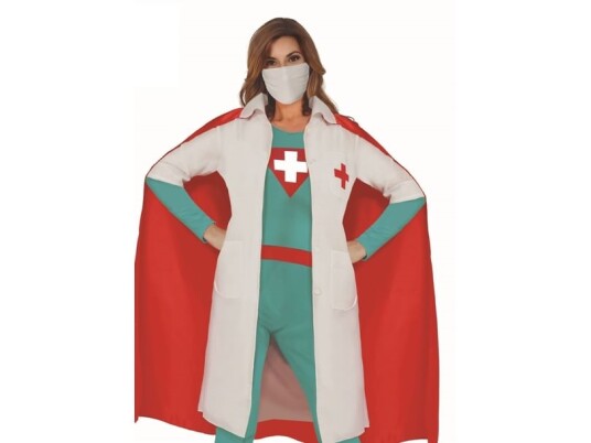 Fiesta Super Doktor Heltinde Kostume Fiesta Super Doktor Heltinde Kostume