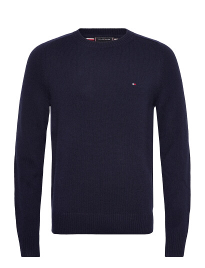 Tommy Hilfiger Lambswool Crew Neck - Navy - M
