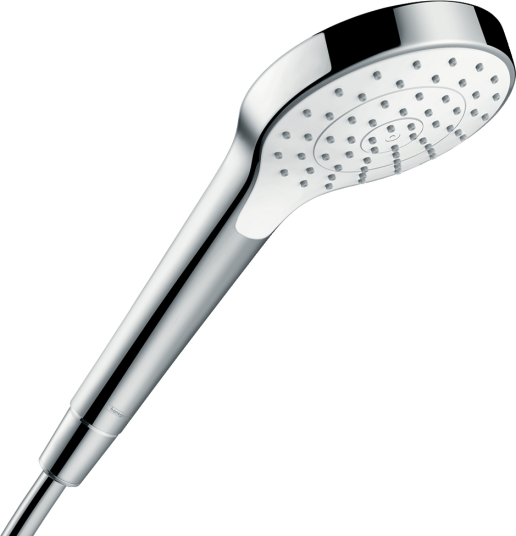 Hansgrohe Croma Select S Hånddusj 1jet, EcoSmart, Hvit/Krom Hansgrohe Croma Select S Hånddusj 1jet, EcoSmart, Hvit/Krom