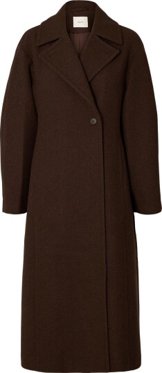 Selected Slwvalerie Wool Blend Coat Brown 44