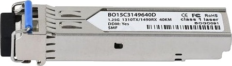 Blueoptics Sfp-Bxu34-40Km-Mt-Bo Fiber Optisk 1250 Mbit/S Sfp Lc Bx-U 40000 M Blueoptics Sfp-Bxu34-40Km-Mt-Bo Fiber Optisk 1250 Mbit/S Sfp Lc Bx-U 40000 M