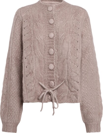 ella&il Sophia Chunky Cardigan   HAZEL BEIGE   M