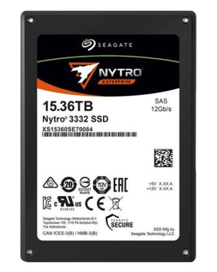 Seagate Nytro 3332 XS15360SE70094 - SSD - 15.36 TB - SAS 12Gb/s