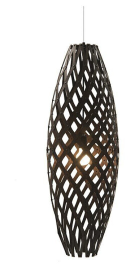 David Trubridge Hinaki Pendel Black Lampe 90 CM
